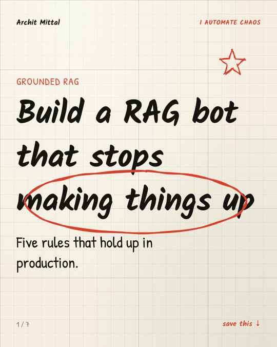 Build a RAG bot
that stops
[[circle:making things up]]