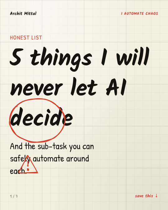 5 things I will
never let AI
[[circle:decide]]